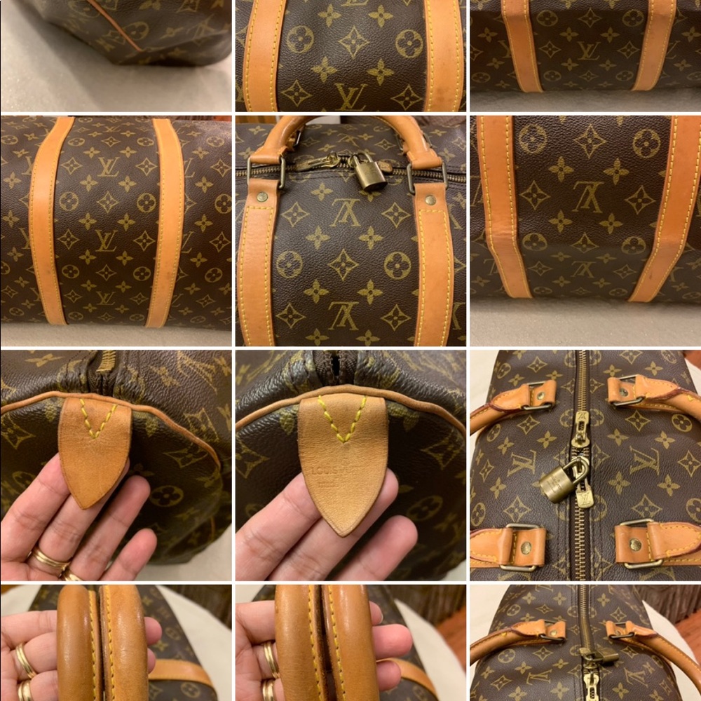 Sold Authentic Louis Vuitton Keepall 55 - Picture 8 of 8